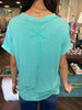 Ribbed Softy Tee: Mint