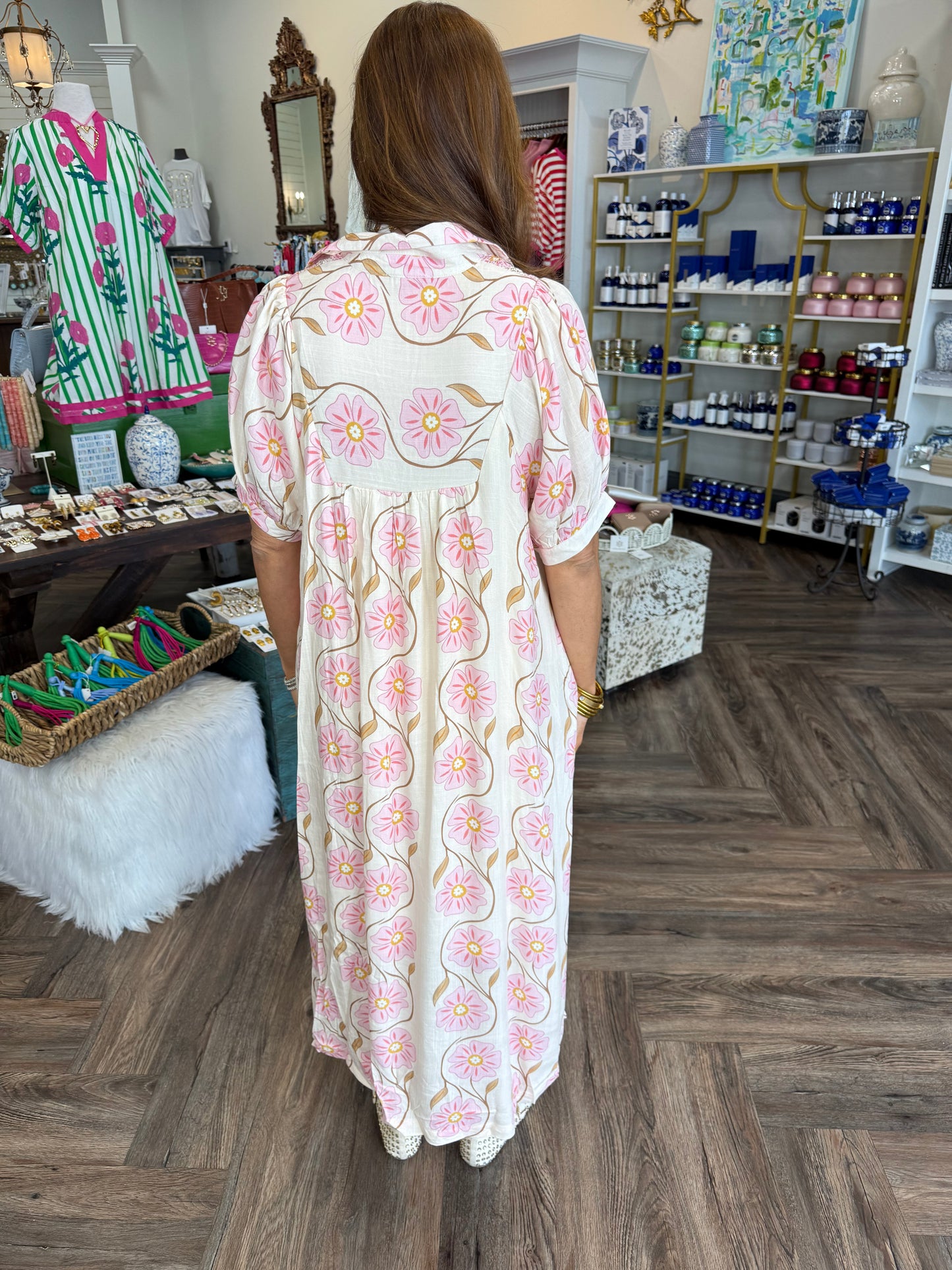 Petunia Smocked Midi