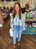 Blue Hue Flower Top