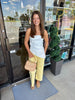 White Ruched Asymmetric Top
