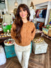 Braided Camel Sweater Top