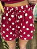 Comfy Dotted Set: Burgandy