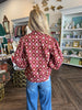 Retro Bloom Top: Brick