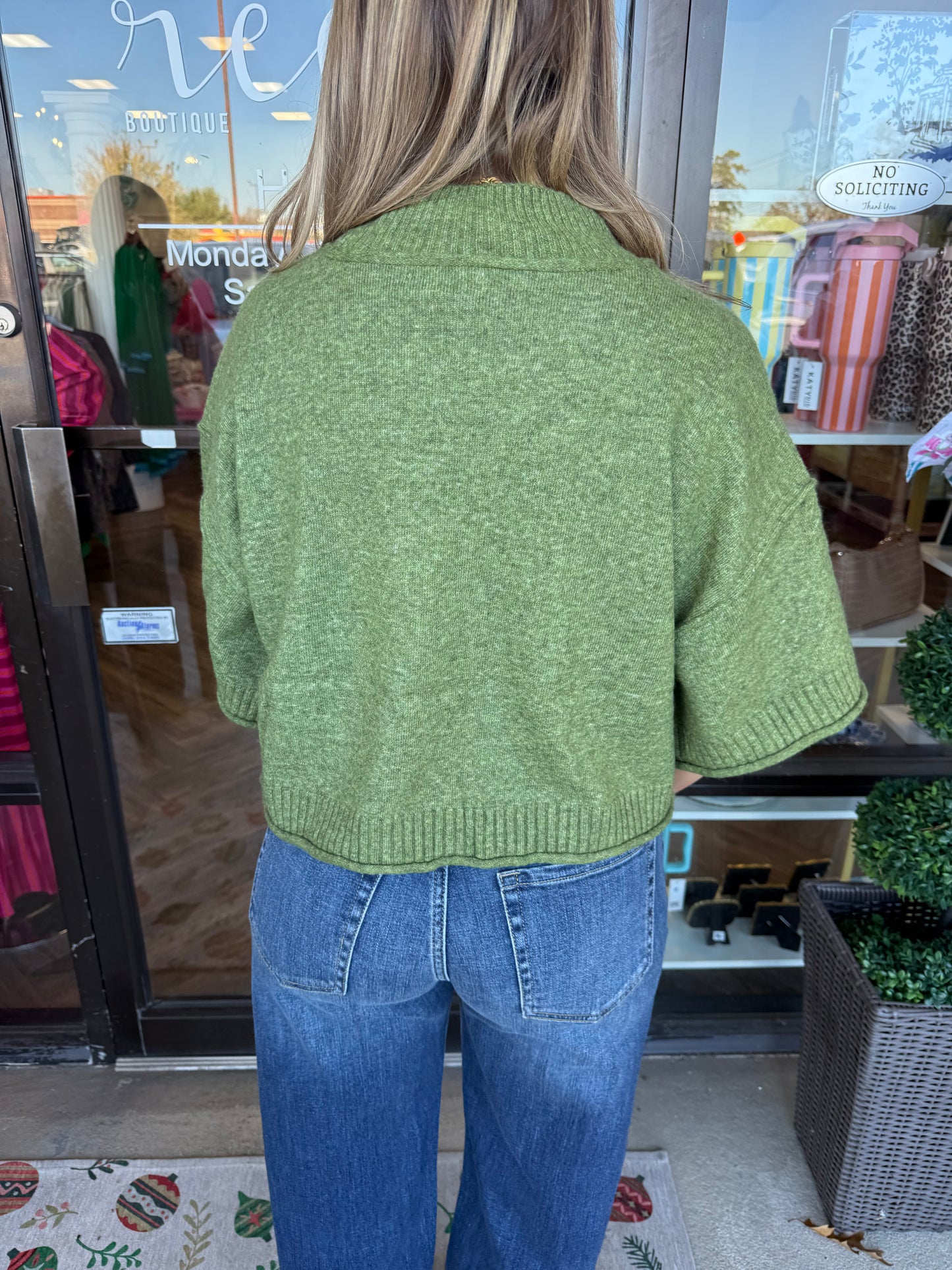 Olivia Green Sweater