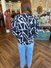 Navy Shape Top