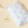 Xl Quick-Dry Beach Towel-Flower Check Blue