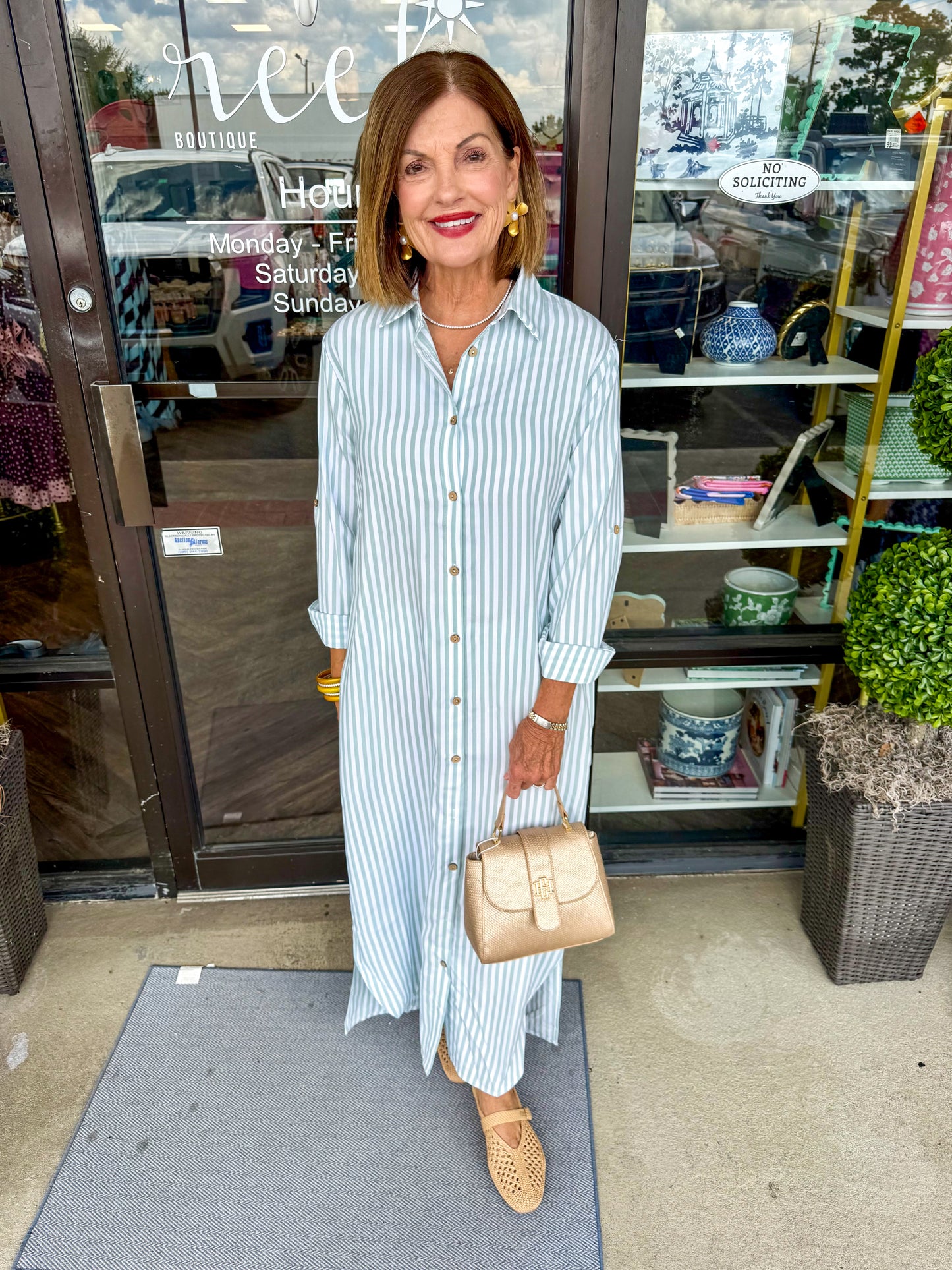 Chestnut Charm Midi Dress: Teal