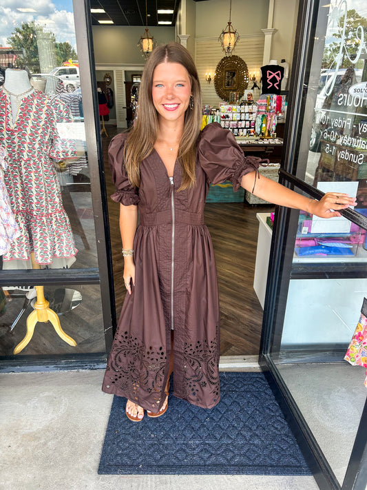 Flawly Eyelet Dress
