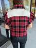 Olivia Plaid Top: Red