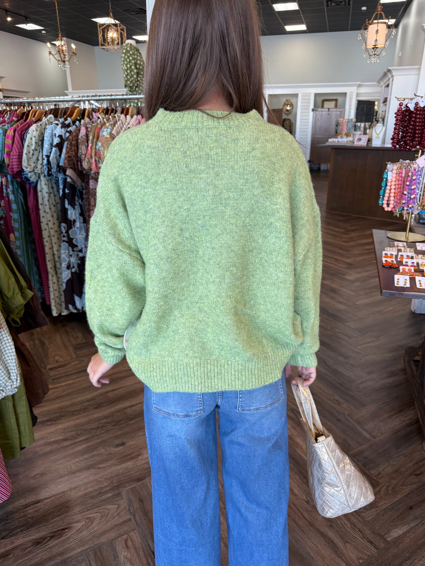 Trout Sweater: Green