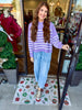 Striped Lavender Sweater