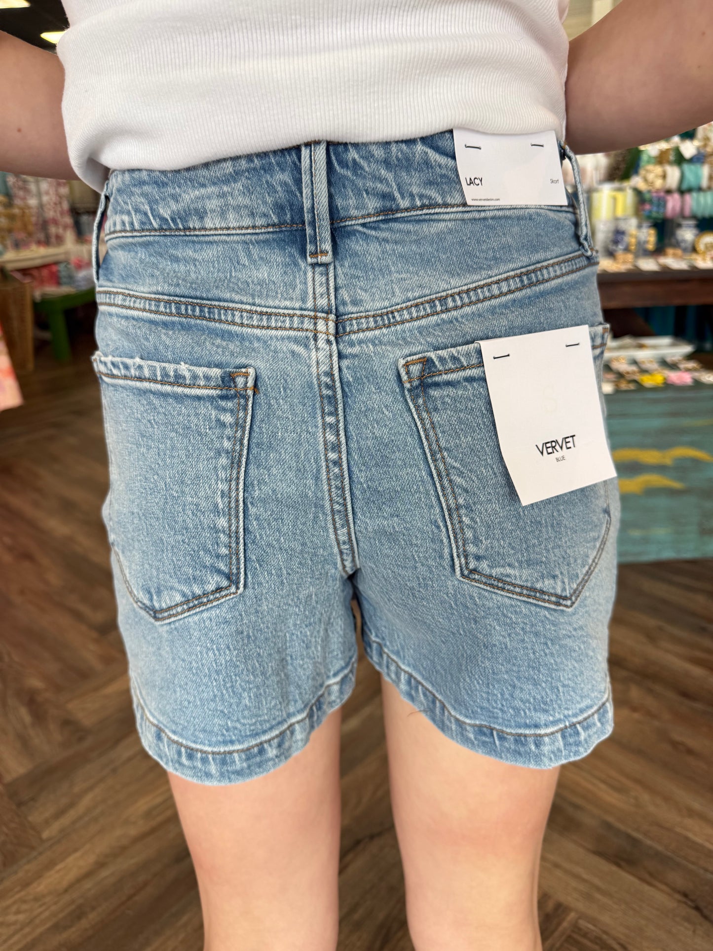 Vervet Time Blue Denim Skort