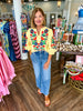 Bee Happy Embroidery Top