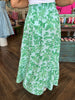 Mary Square Island Green Skirt