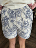 Floral Quilted Shorts