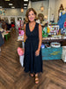 Lindsey Tie Black Dress