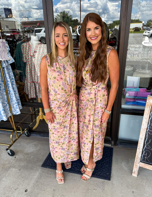 Decorative Waist Synch Dress