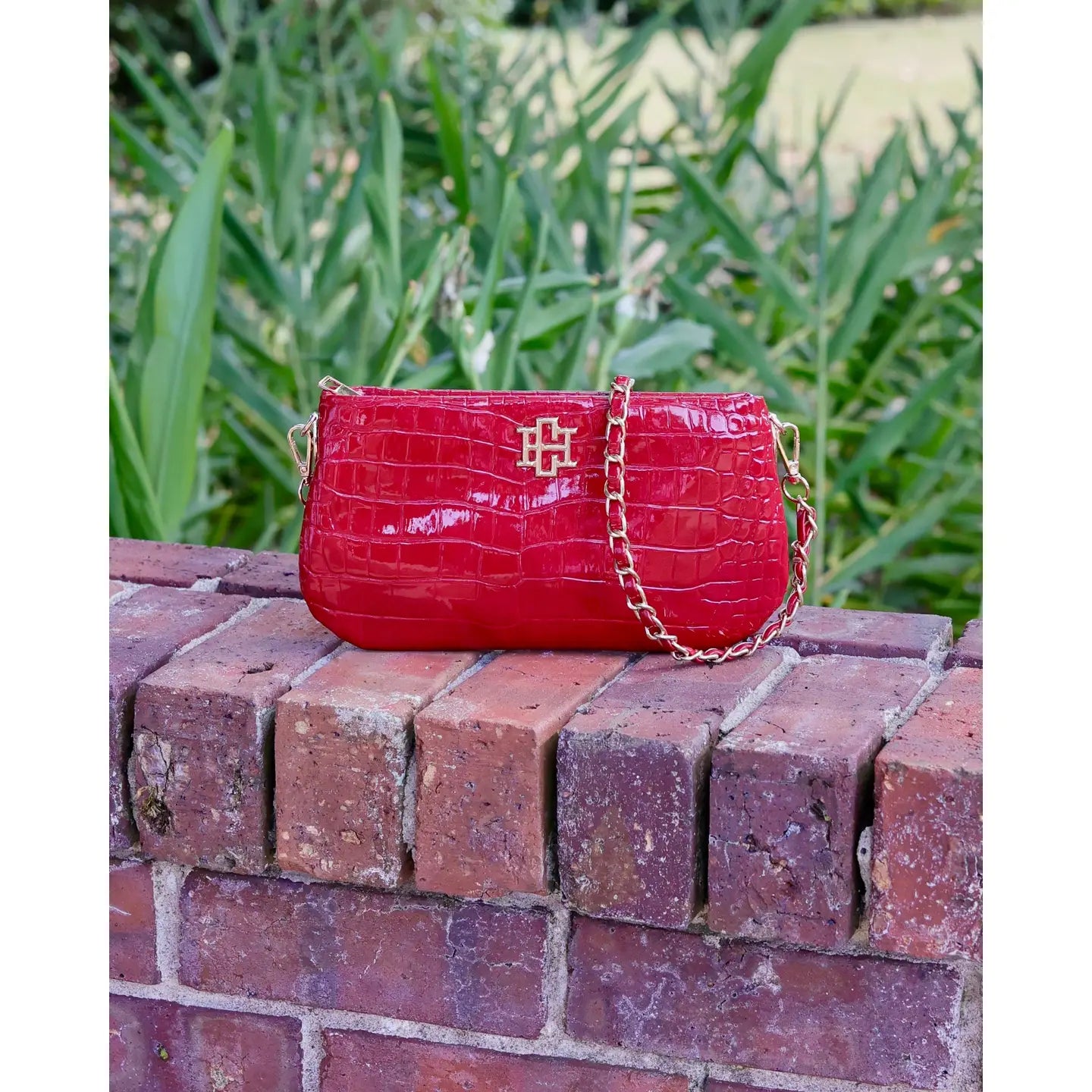 Livi Crossbody Red Patent Ec