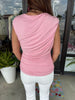 Rouched Pink Tank