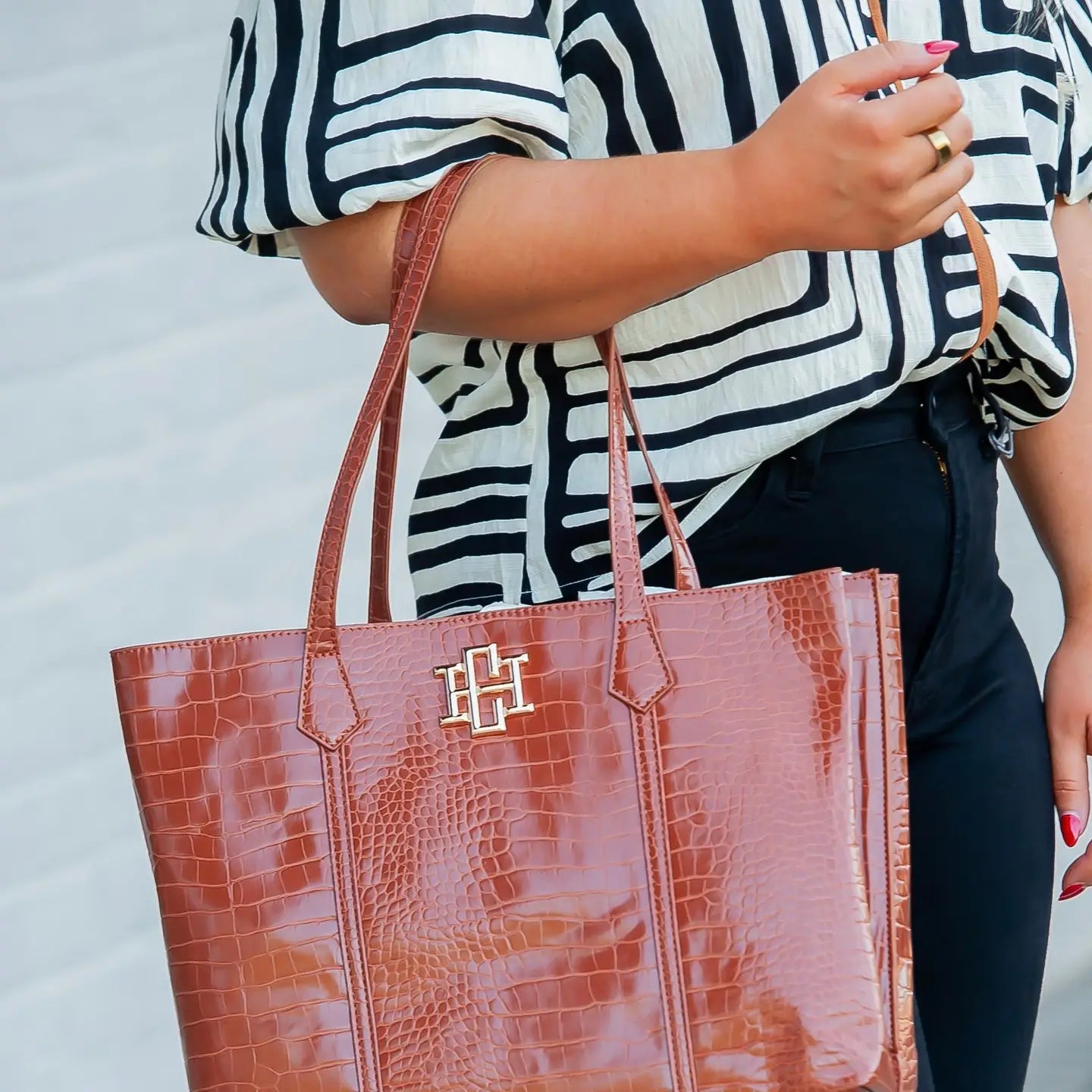 Heath Tote Bag Saddle Ec