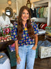 Mary Square Lainey Top: Polka Dot Pops