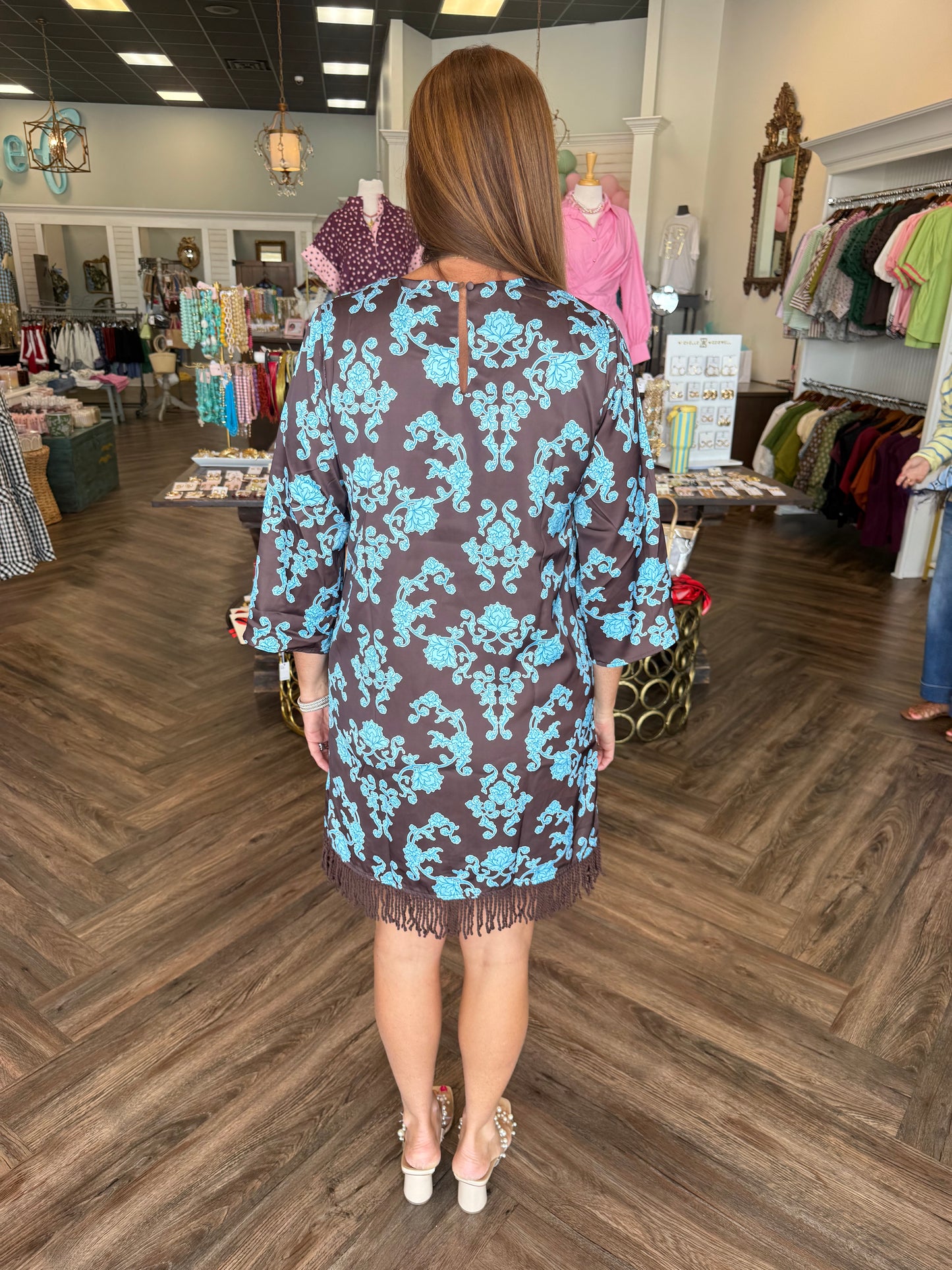 Charlotte Fringe Mini Dress