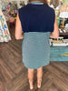 Scarf Dress: Navy