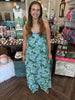 Greenery Blue Maxi Dress