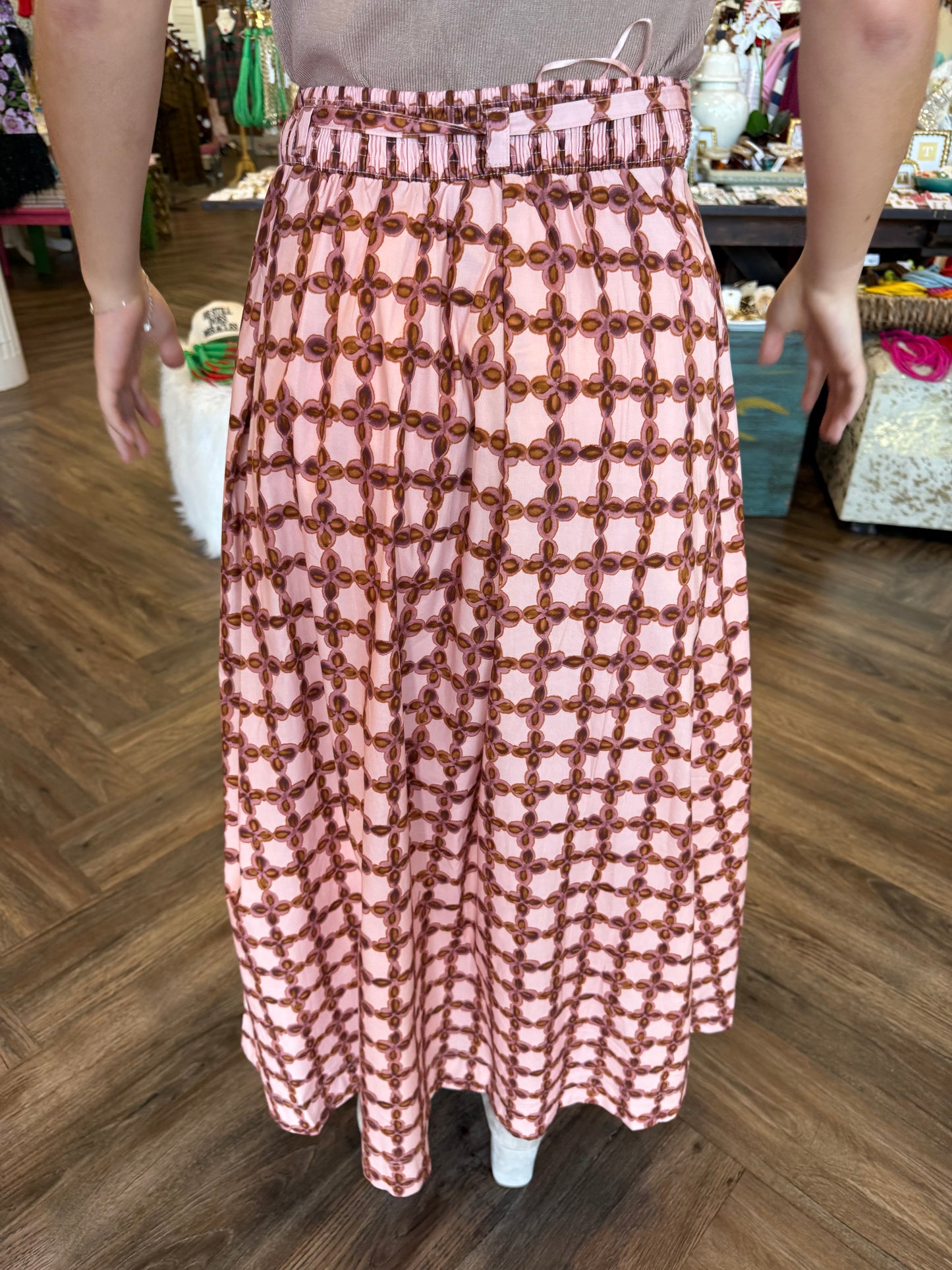 Chainlink Midi Skirt