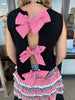Gingham Bow Tie Top