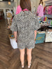 Cheetah Button Romper
