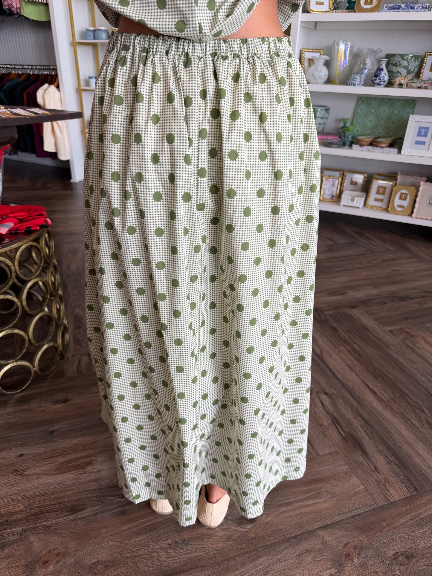 Olive Dot and Charm Set