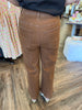 Brown Cutout Pants