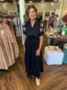 Smocked Black Skirt
