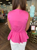 Tied With Love Tank: Pink