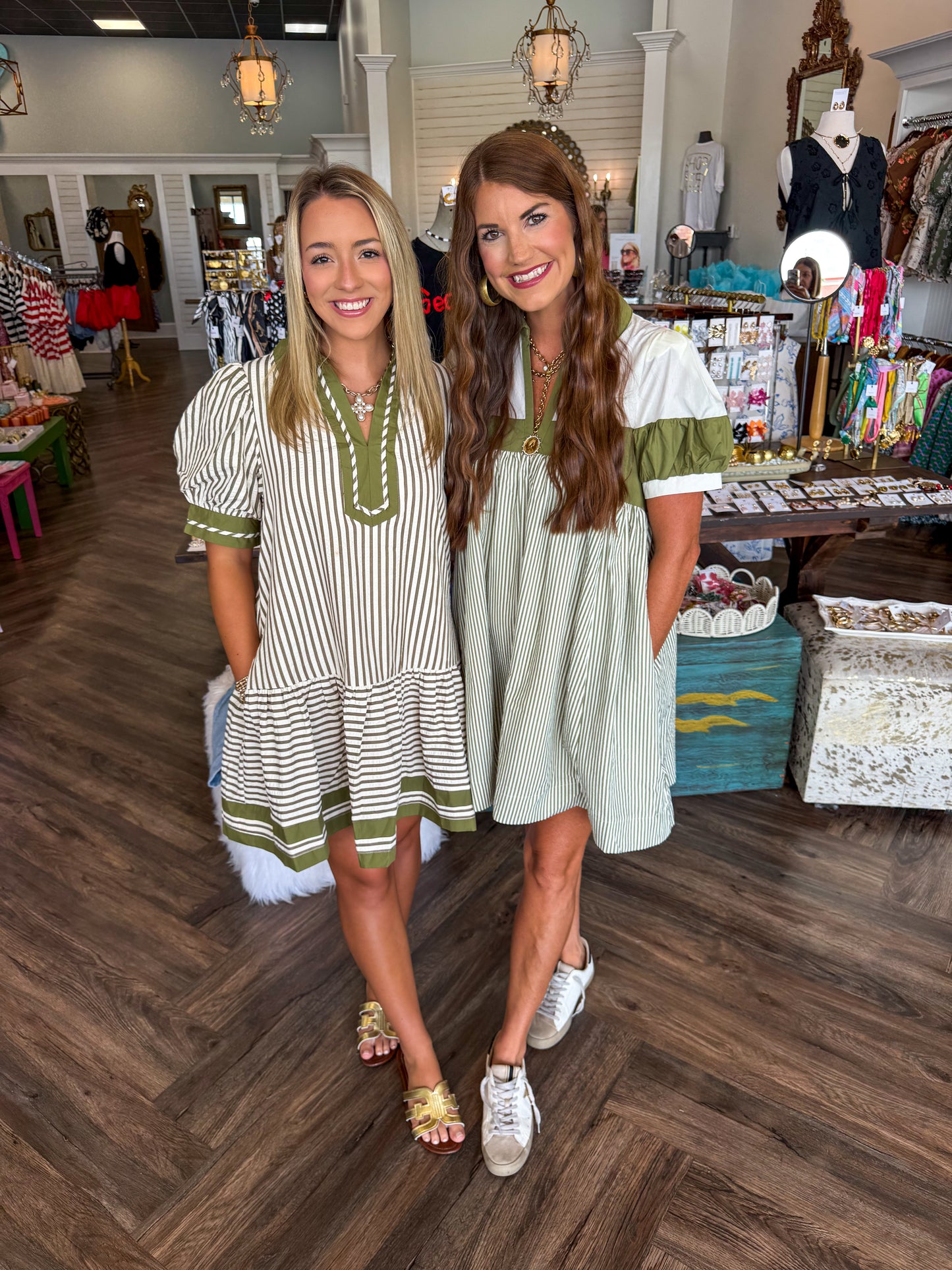 Olivia Stripe Dress