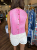 Striped Shirt: Pink