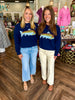 Navy Fish Sweater
