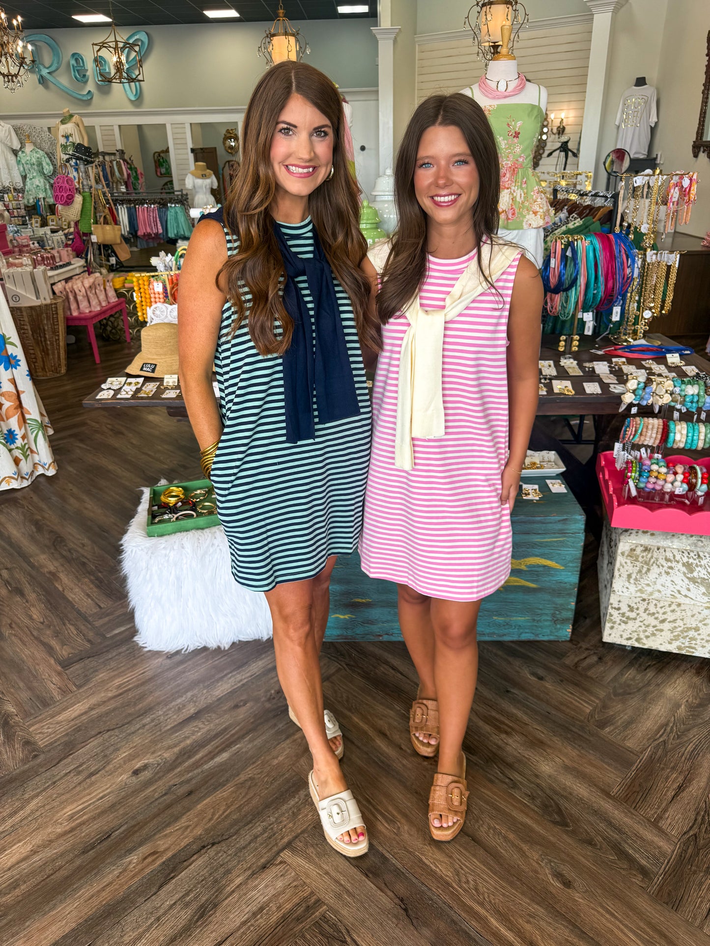 Scarf Dress: Navy