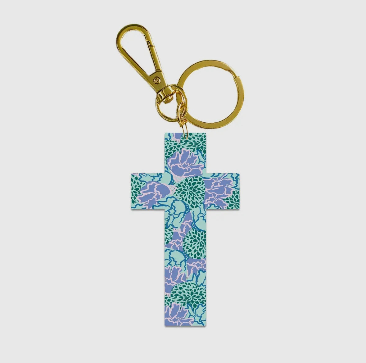 Mary Square Acrylic Keychains