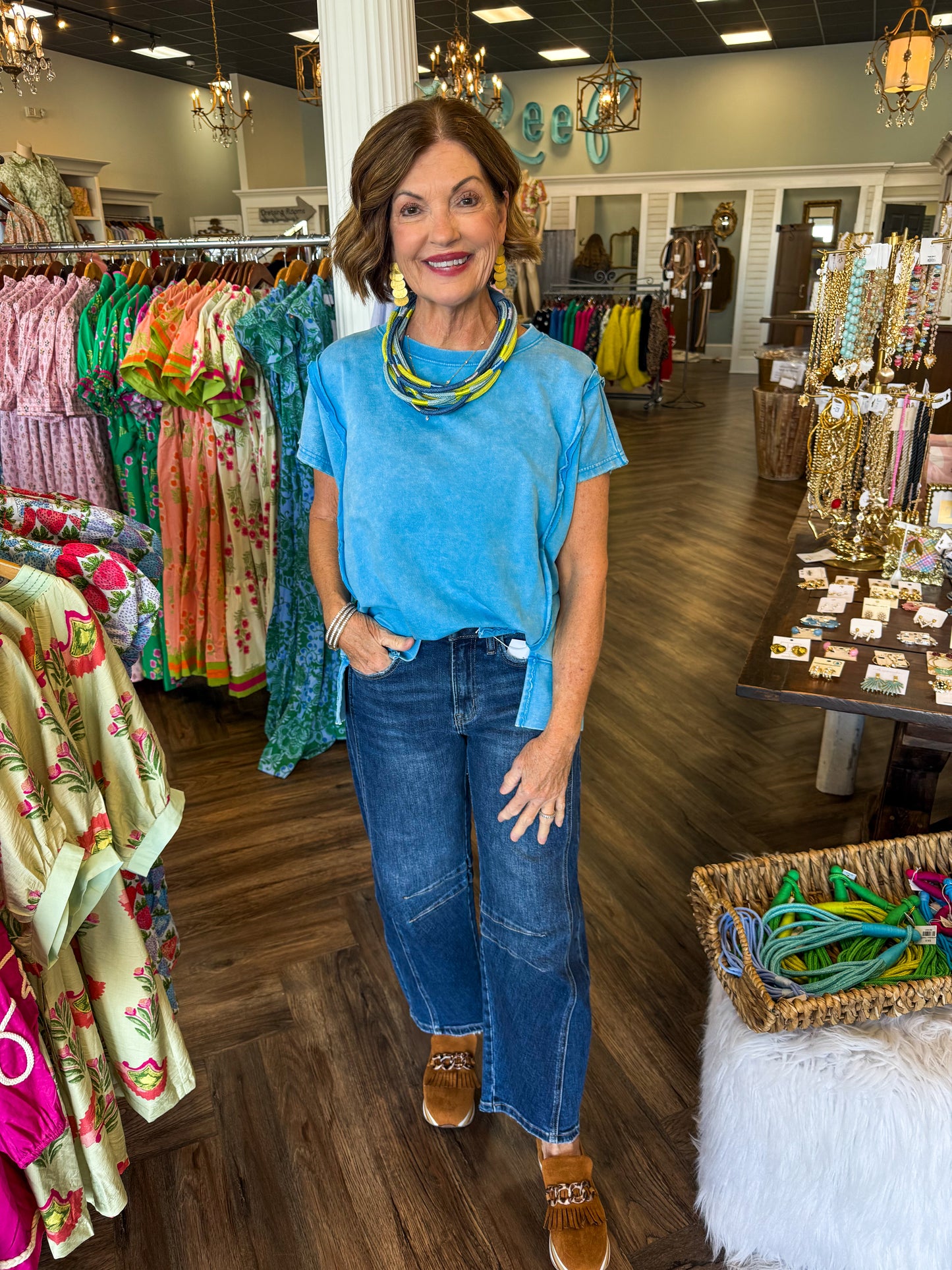 Softy Fit Top: Deep Sky