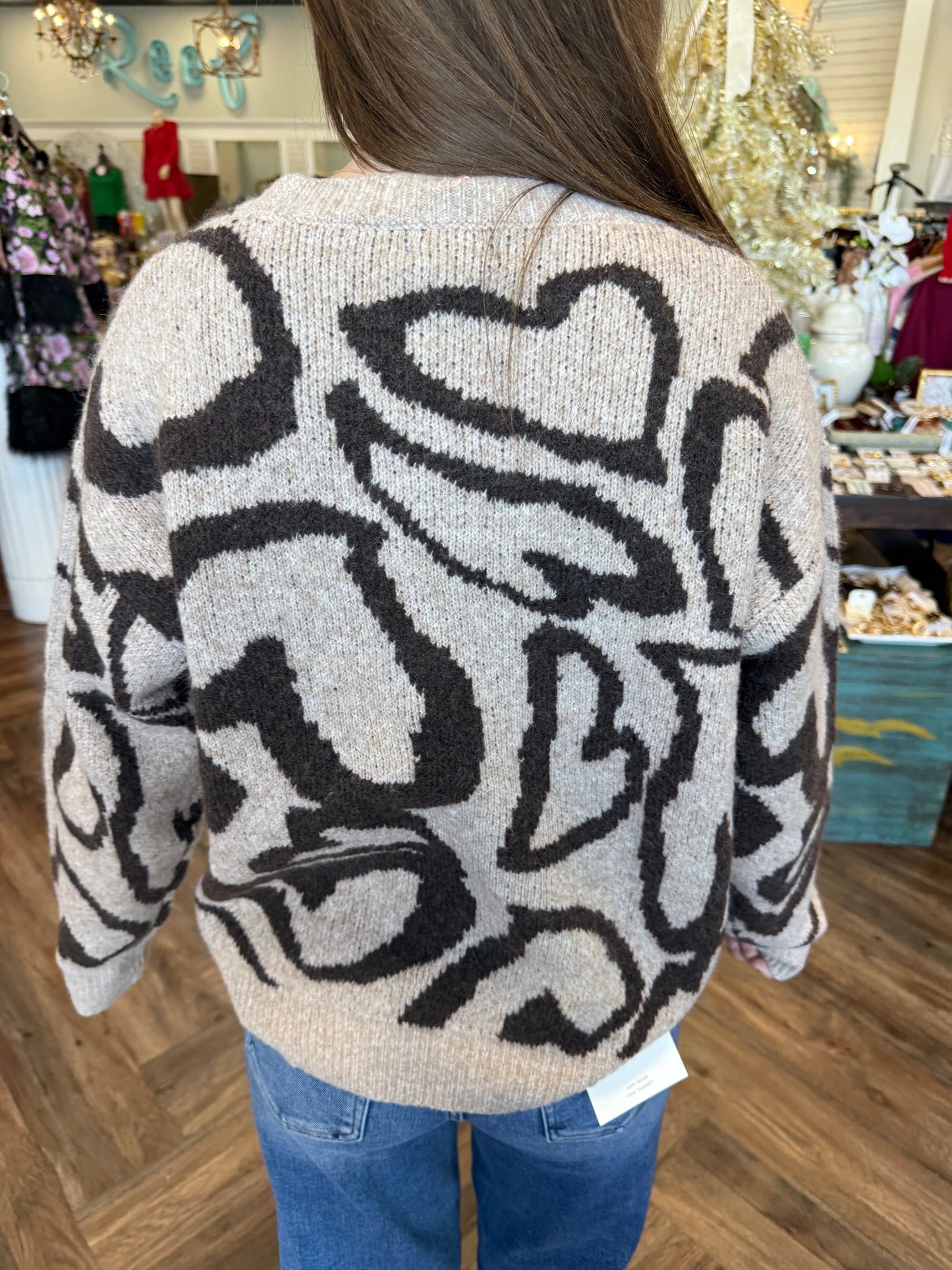 Latte Swirl Sweater