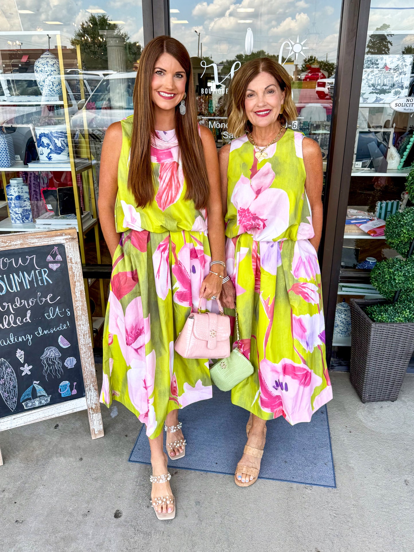 Lime Love Floral Set