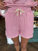 Sleeveless Pink Plaid Set