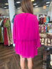 Draped Asymmetric Dress