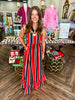 Dawgs Striped Maxi Dress