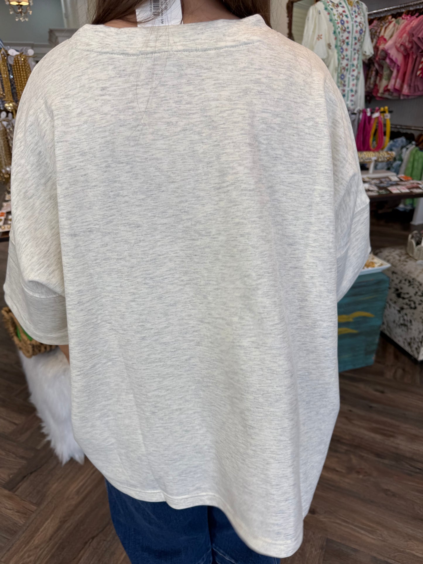 Sue Scuba Top: Vanilla