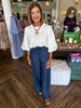 Susie Denim Tie Pants