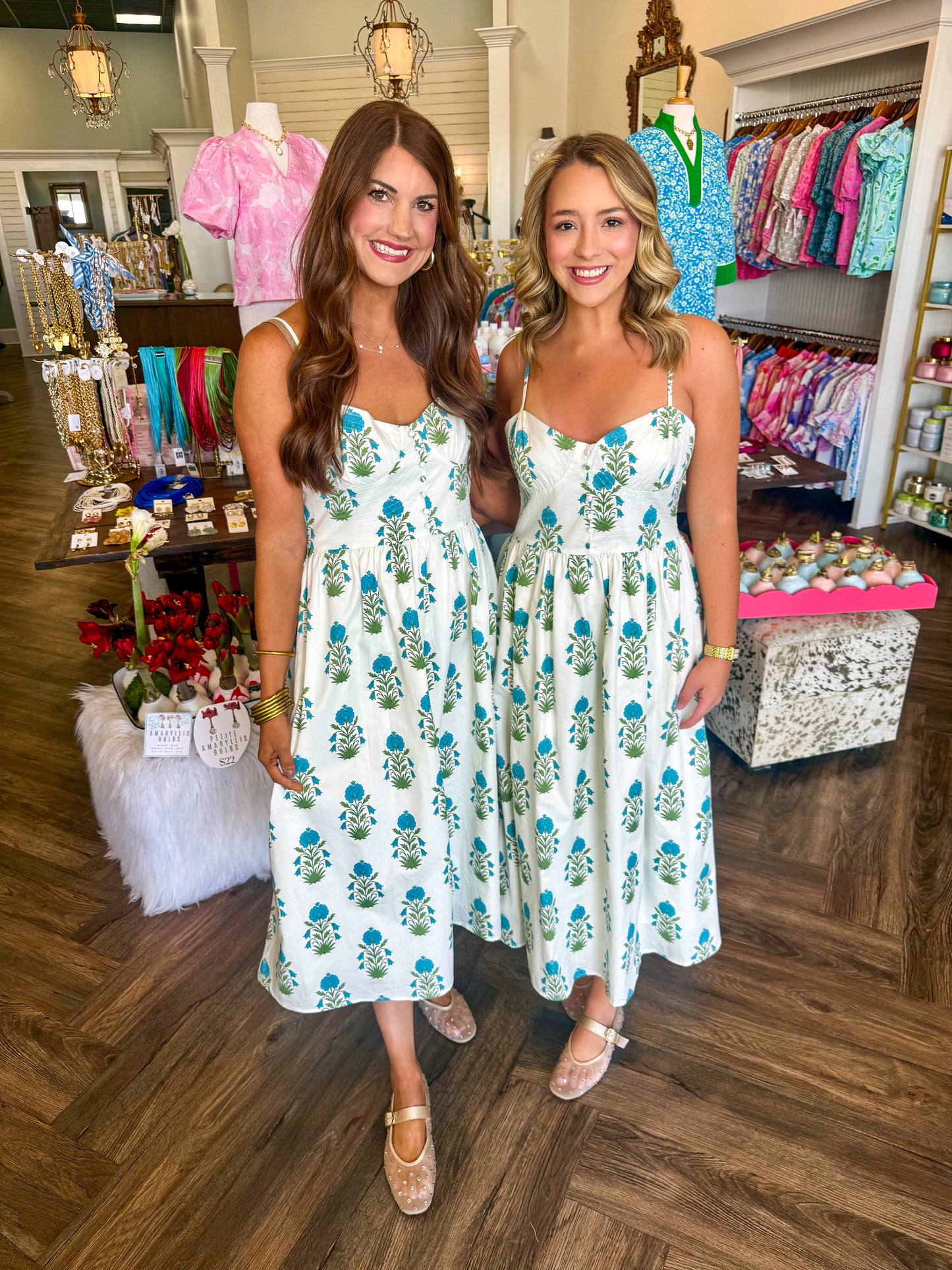 Sweetheart Meadow Midi Dress