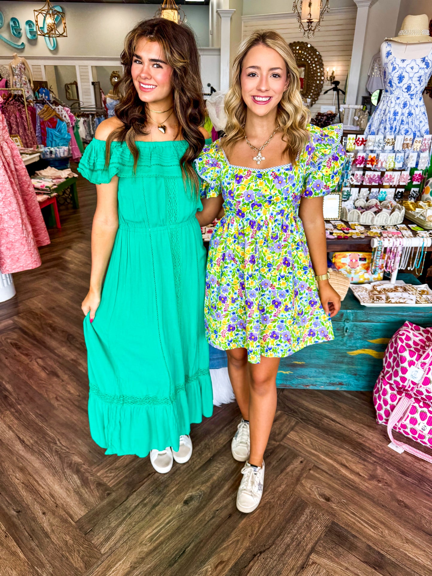 Tilly Teal Maxi Dress